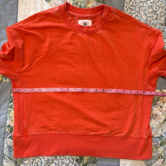 Sunnyside by Sundry Orange Boxy Sweatshirt - Picture 5 of 6